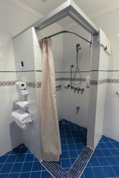 Walk in shower installation by Mobility Bathworks