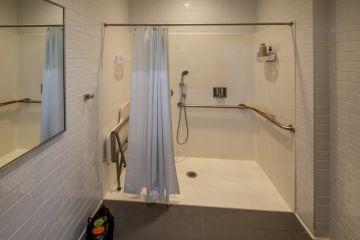 Walk in shower installation in North Richland Hills